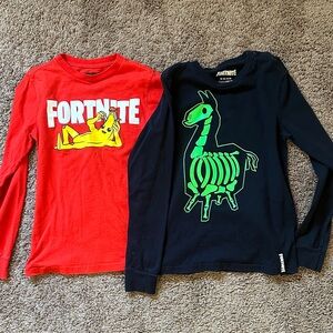 Kids bundle Long-Sleeve Fortnite shirts